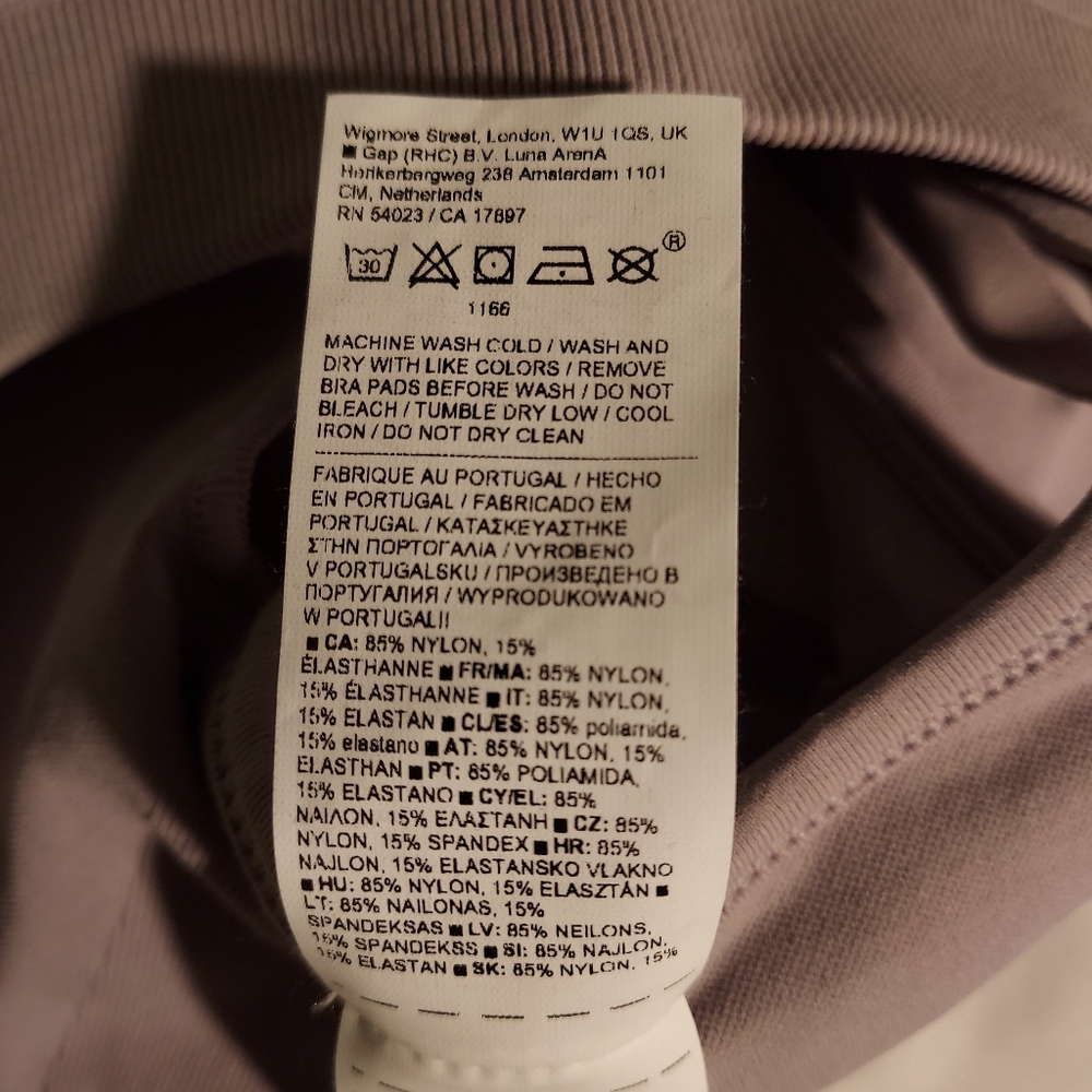 EUC Athleta Renew bra, XS D-DD, taupe mauve color, pads included - Picture 5 of 5